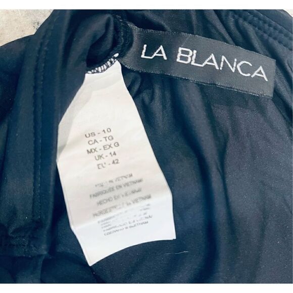 La Blanca Women's Standard Island Goddess High Neck Keyhole - Picture 5 of 5